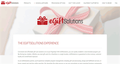 Desktop Screenshot of egiftsolutions.com